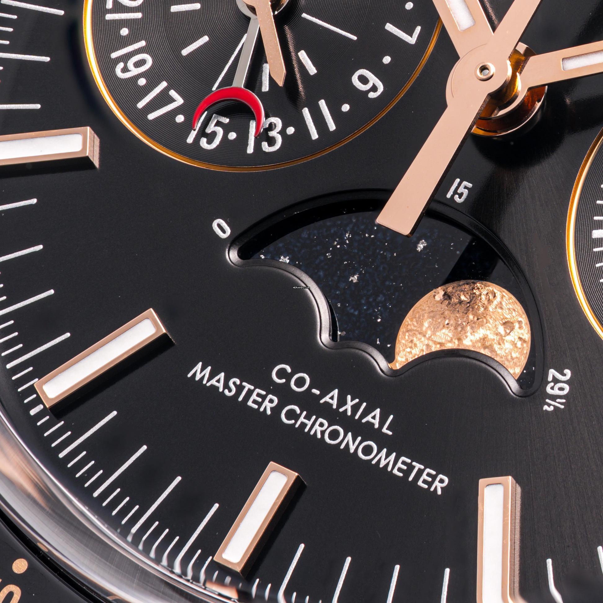 Thumbnail von Omega Speedmaster Moonphase Rosegold 44 – 304.63.44.52.01.001 – like NEW – 07/2019 Full Set