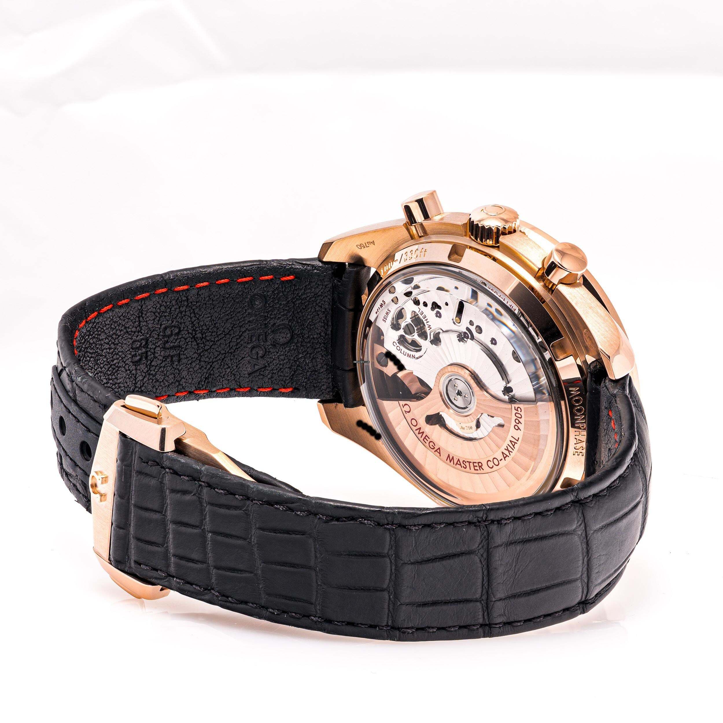 Thumbnail von Omega Speedmaster Moonphase Rosegold 44 – 304.63.44.52.01.001 – like NEW – 07/2019 Full Set