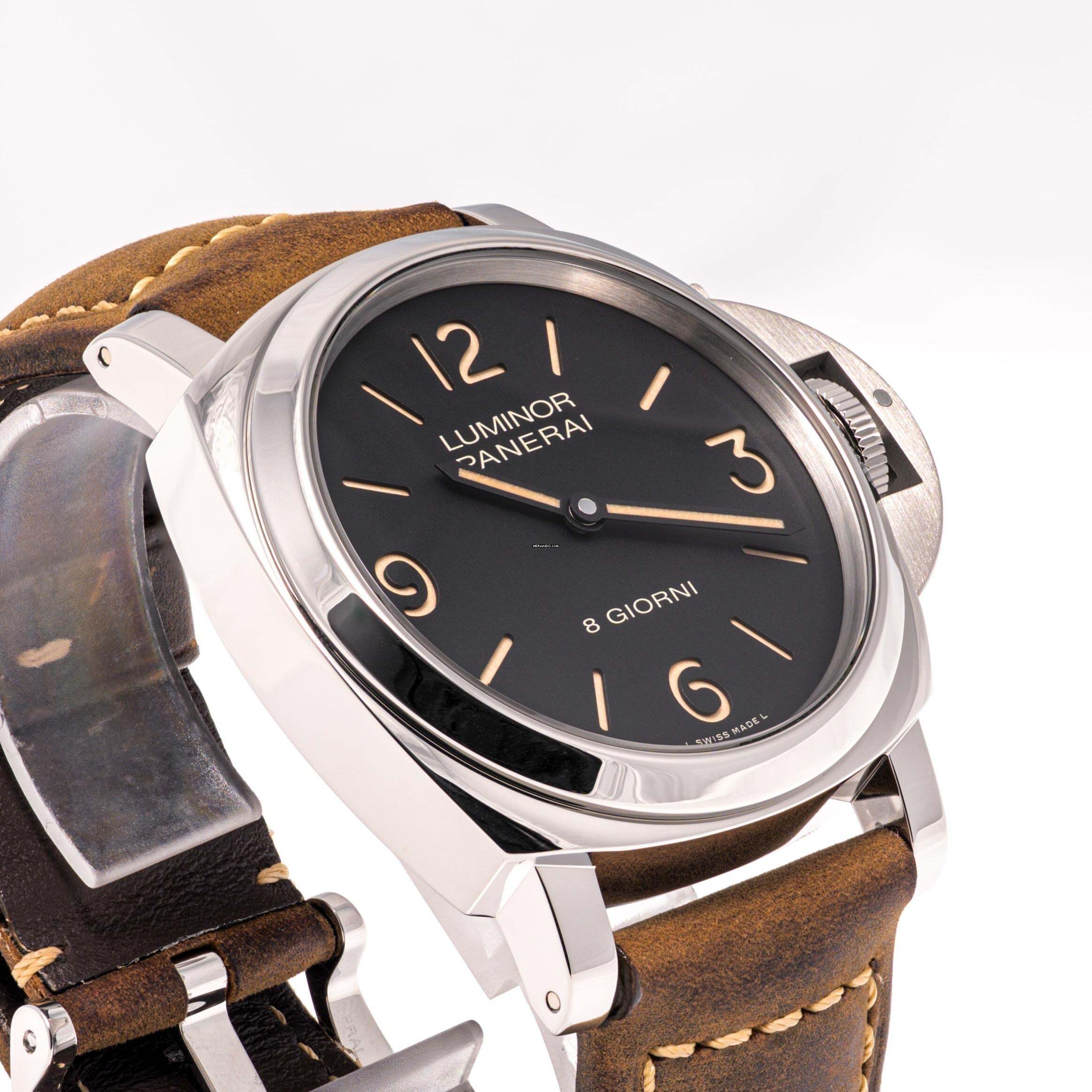 Thumbnail von Panerai Luminor Base 8 Days – PAM 00914 – like NEW – 02/2024 Full Set
