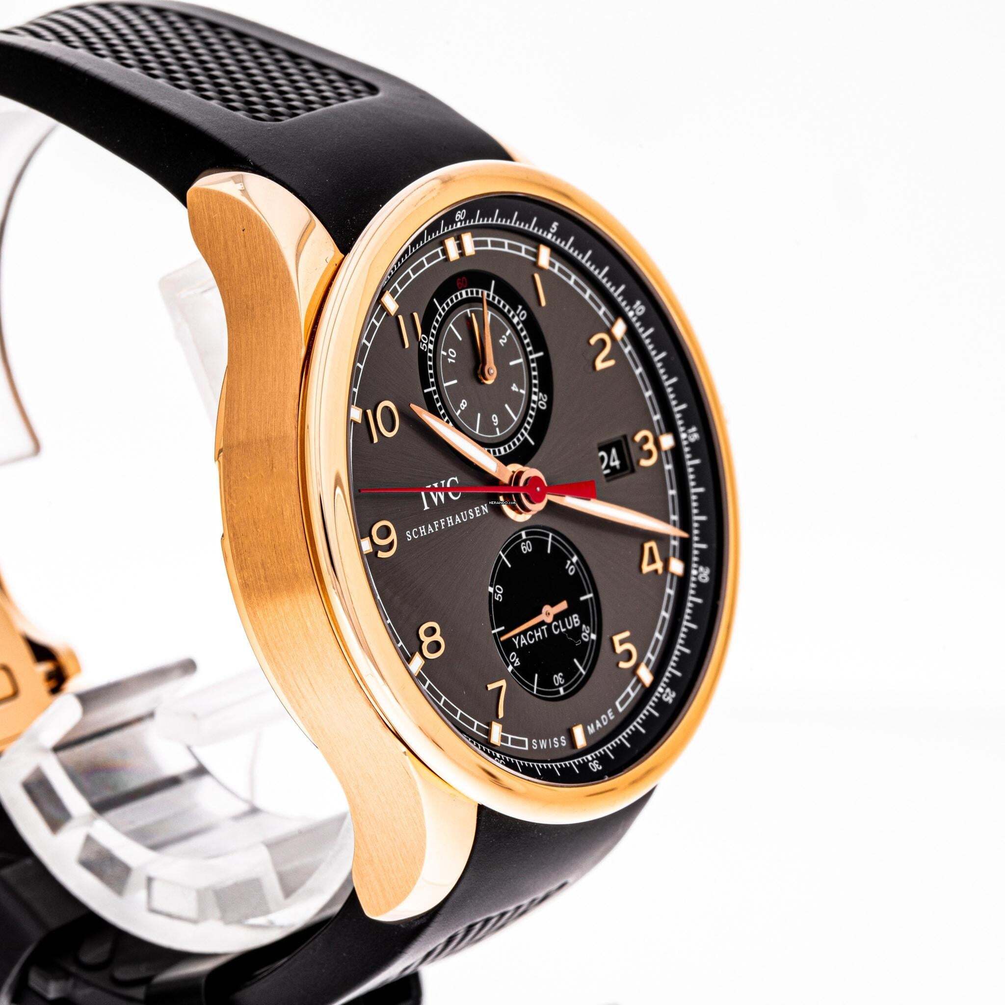 Thumbnail von IWC Portugieser Yacht Club Chronograph Chrono Portuguese 44 – IW390202 – like NEW – 2014 Full Set