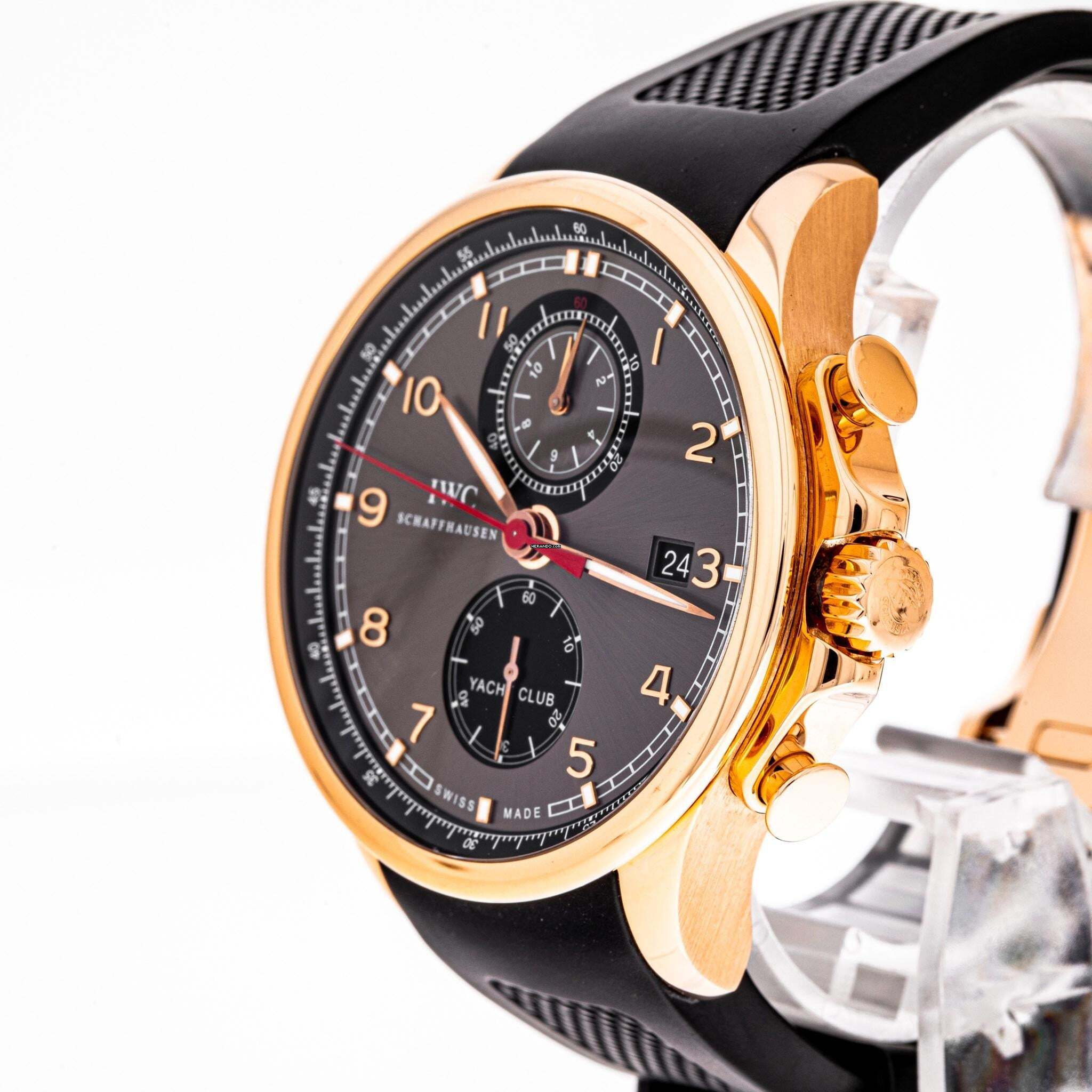 Thumbnail von IWC Portugieser Yacht Club Chronograph Chrono Portuguese 44 – IW390202 – like NEW – 2014 Full Set