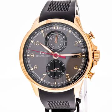  IWC Portugieser Yacht Club Chronograph Chrono Portuguese 44 – IW390202 – like NEW – 2014 Full Set 