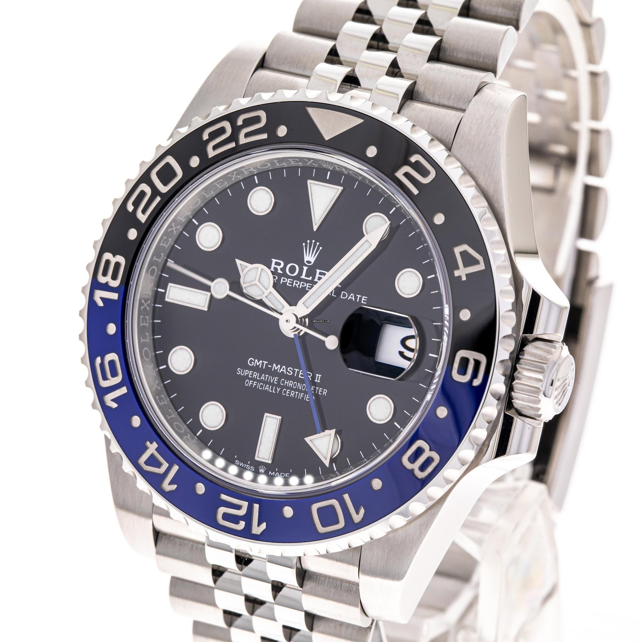 Thumbnail von Rolex GMT-Master II Batgirl – 126710BLNR – like NEW – 08/2020 Full Set