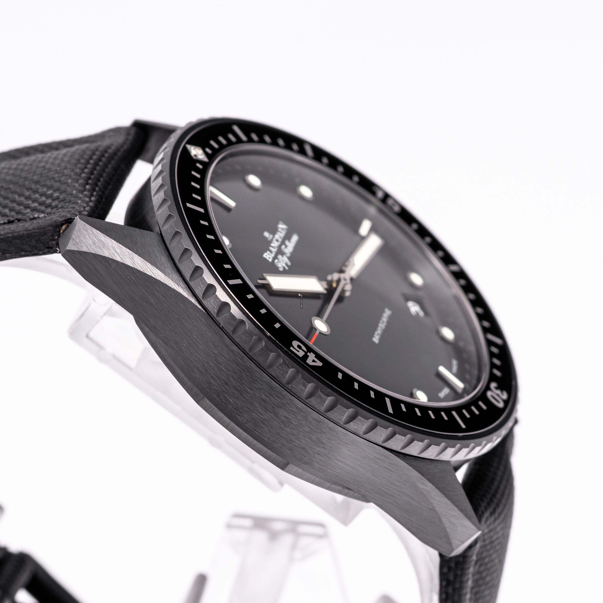 Thumbnail von Blancpain Fifty Fathoms Bathyscaphe 43 – 5000-0130-B52A – Good Condition – 12/2023 Full Set