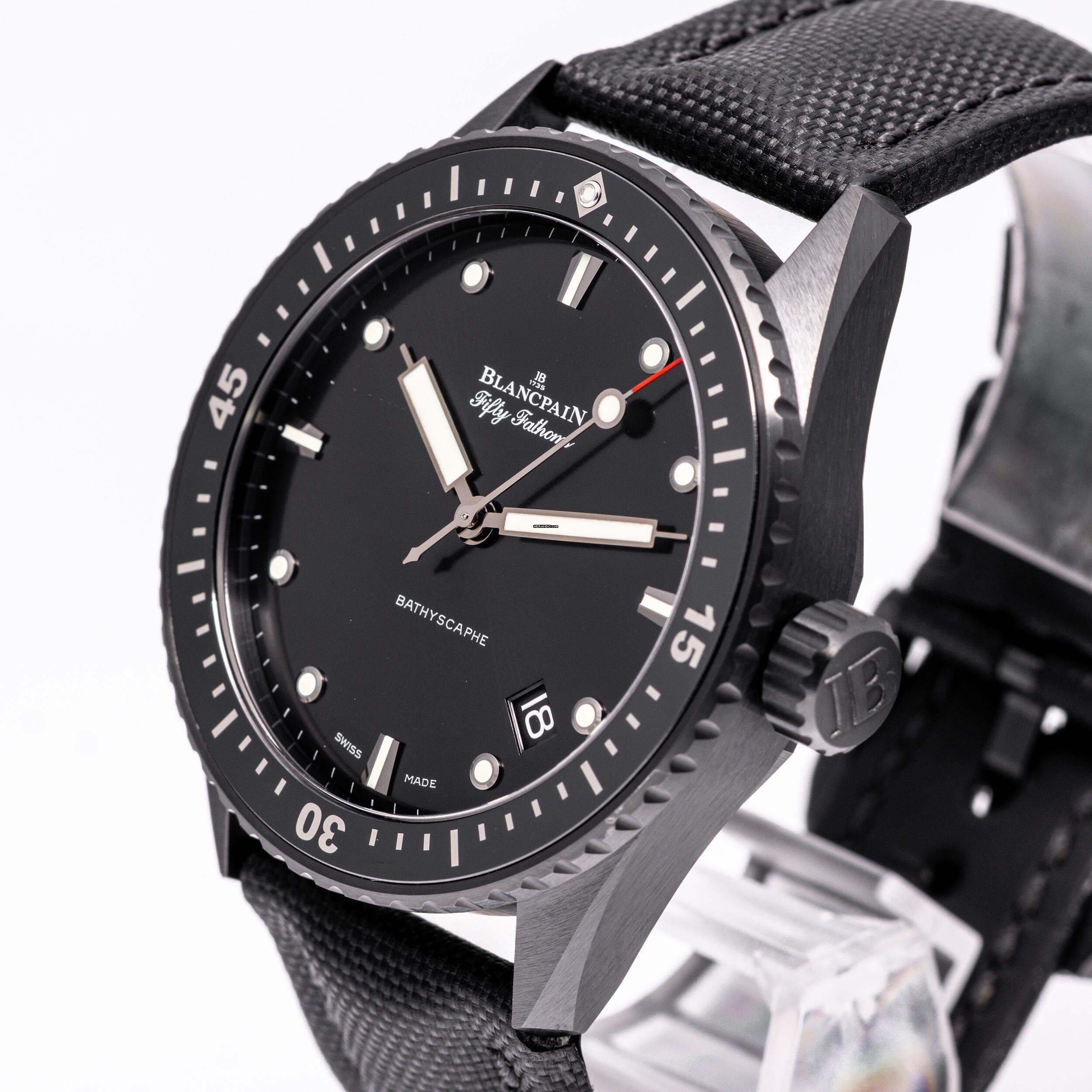 Thumbnail von Blancpain Fifty Fathoms Bathyscaphe 43 – 5000-0130-B52A – Good Condition – 12/2023 Full Set