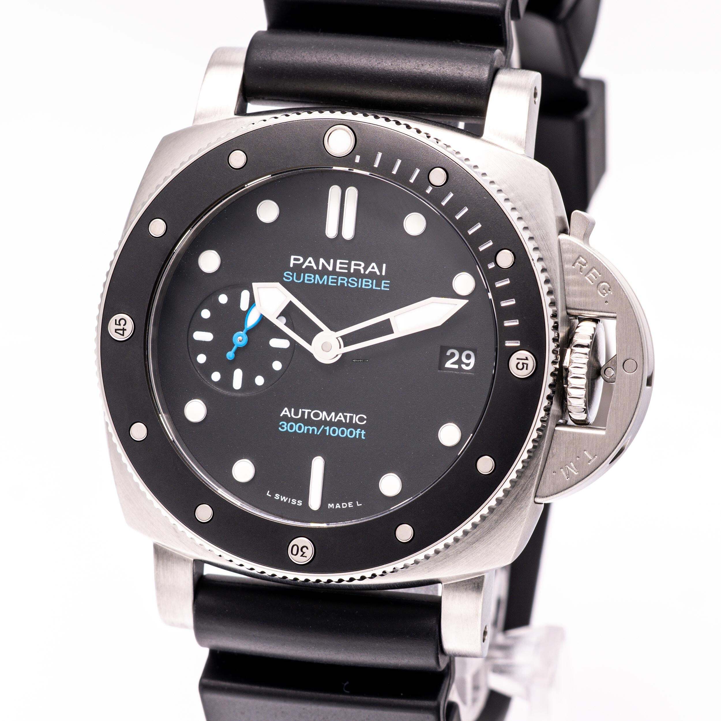  Panerai Submersible 42mm – PAM 02683– like NEW – 09/2023 Full Set 