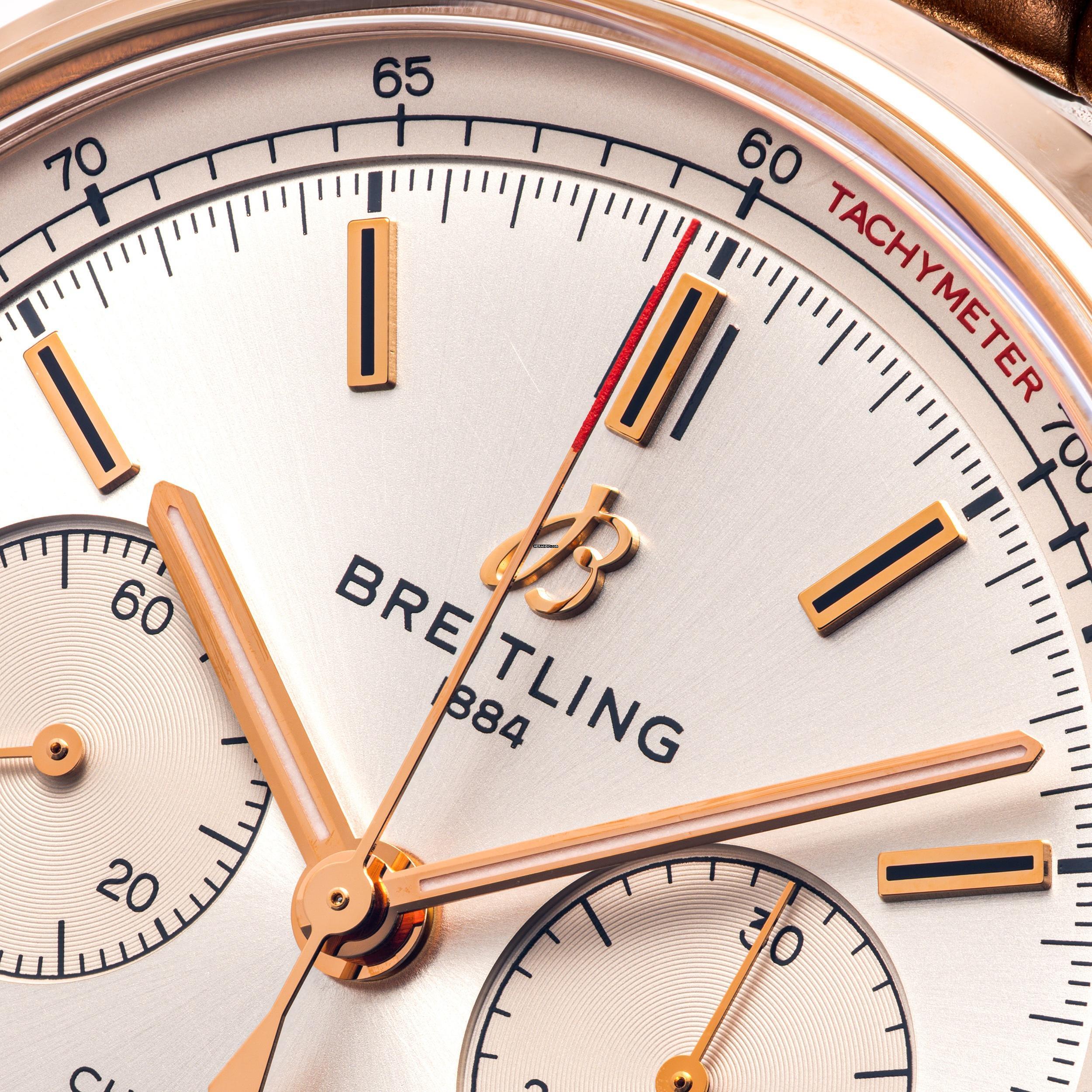 Thumbnail von Breitling Premier B01 Chrono 42 Rosegold – RB0118371G1P2 – like NEW – 06/2024 Full Set