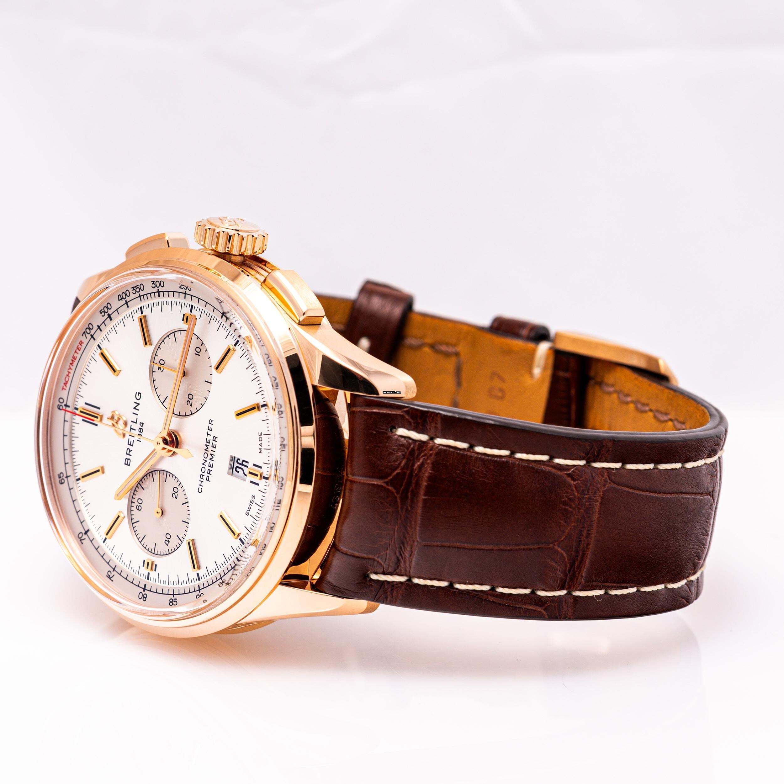 Thumbnail von Breitling Premier B01 Chrono 42 Rosegold – RB0118371G1P2 – like NEW – 06/2024 Full Set