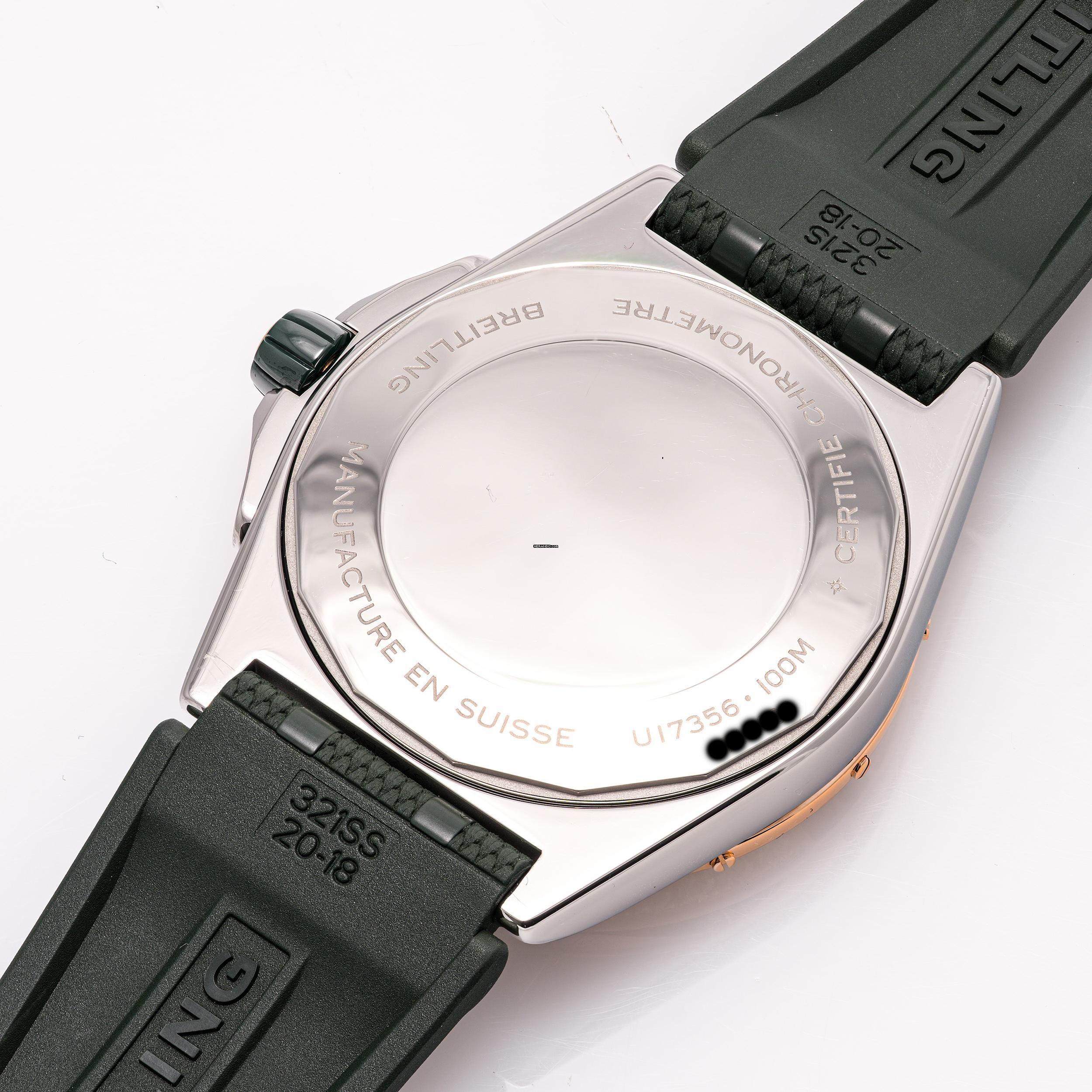 Thumbnail von Breitling Chronomat 38 Gold Diamond Green – U17356531L1S1 – like NEW – 02/2023 Full Set