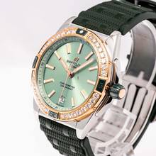 Thumbnail von Breitling Chronomat 38 Gold Diamond Green – U17356531L1S1 – like NEW – 02/2023 Full Set