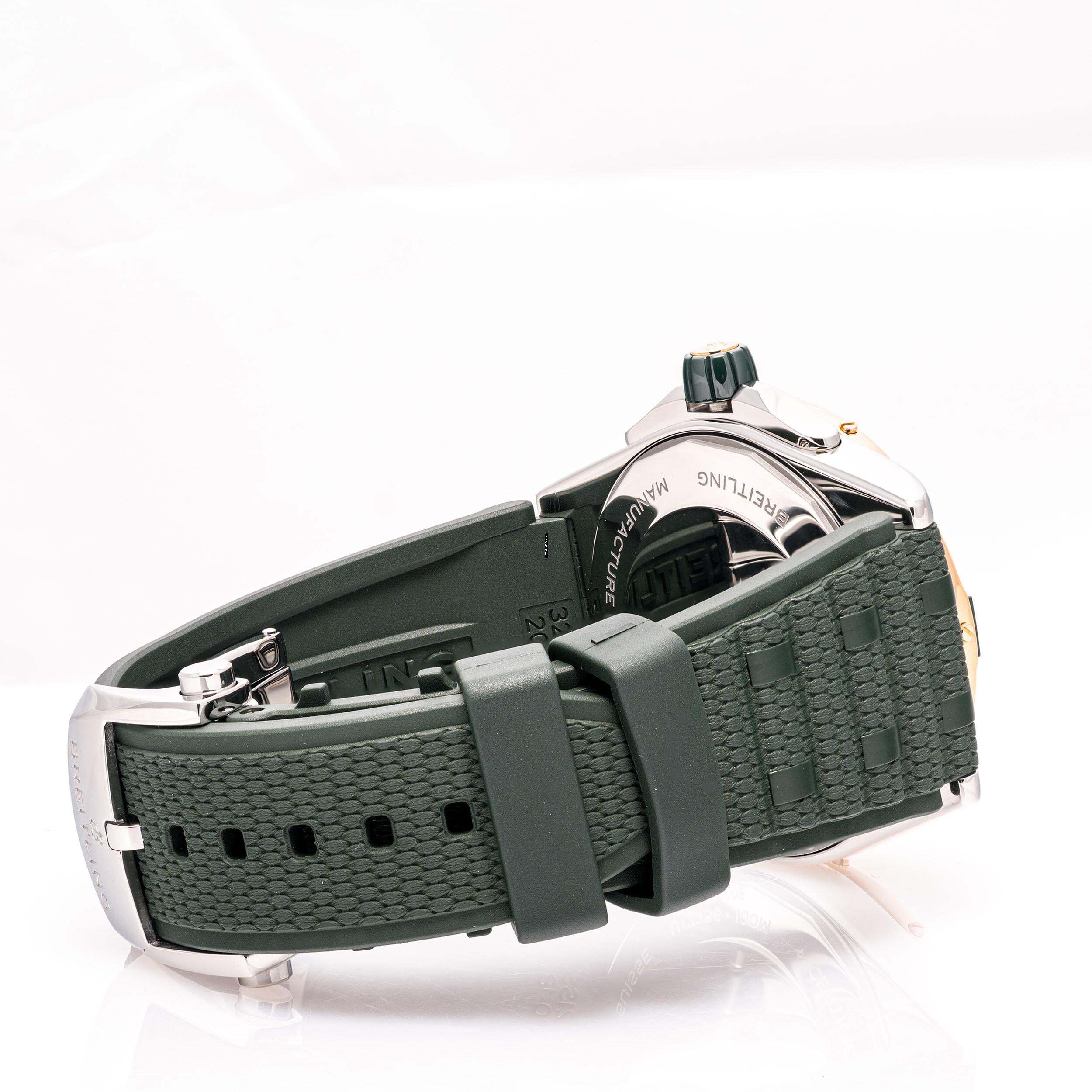 Thumbnail von Breitling Chronomat 38 Gold Diamond Green – U17356531L1S1 – like NEW – 02/2023 Full Set