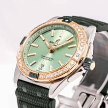 Thumbnail von Breitling Chronomat 38 Gold Diamond Green – U17356531L1S1 – like NEW – 02/2023 Full Set