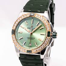 Thumbnail von Breitling Chronomat 38 Gold Diamond Green – U17356531L1S1 – like NEW – 02/2023 Full Set