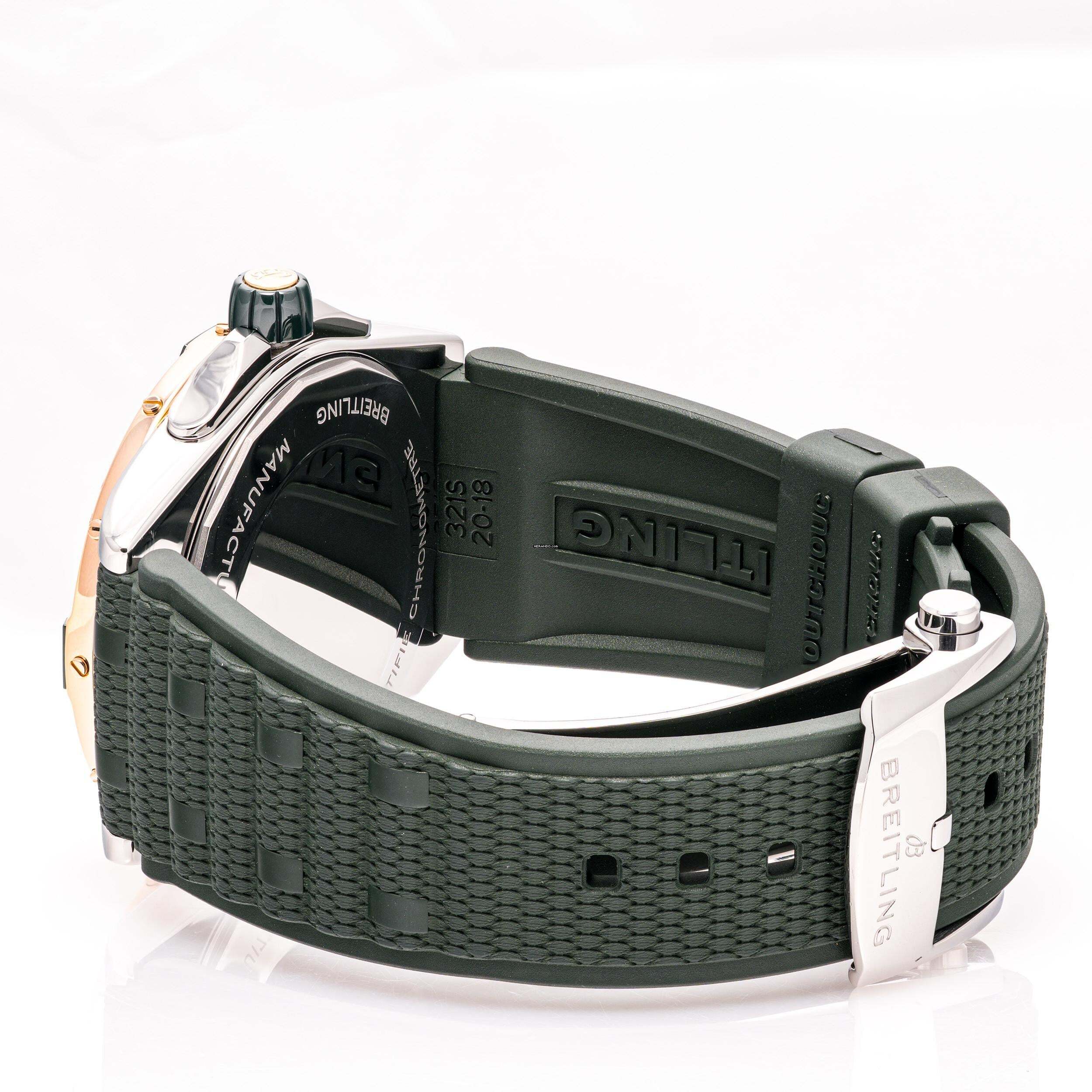 Thumbnail von Breitling Chronomat 38 Gold Diamond Green – U17356531L1S1 – like NEW – 02/2023 Full Set