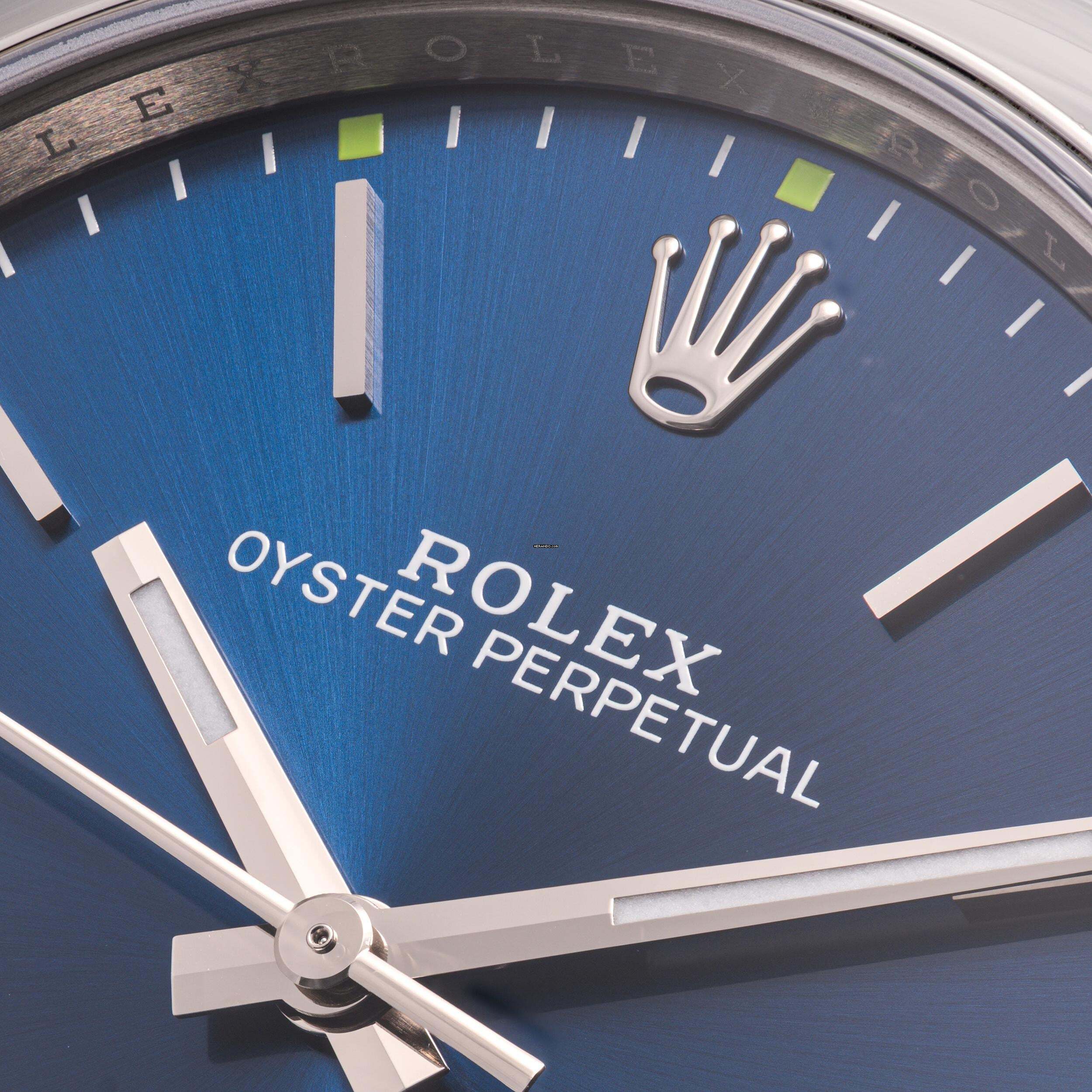 Thumbnail von Rolex Oyster Perpetual 39 Blue – 114300 – like NEW – 12/2018 Full Set Lc100