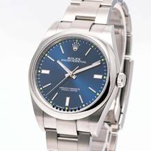 Thumbnail von Rolex Oyster Perpetual 39 Blue – 114300 – like NEW – 12/2018 Full Set Lc100