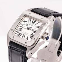 Thumbnail von Cartier Santos 100 XL White – 2656 – Good Condition – 2008 Full Set