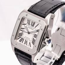 Thumbnail von Cartier Santos 100 XL White – 2656 – Good Condition – 2008 Full Set