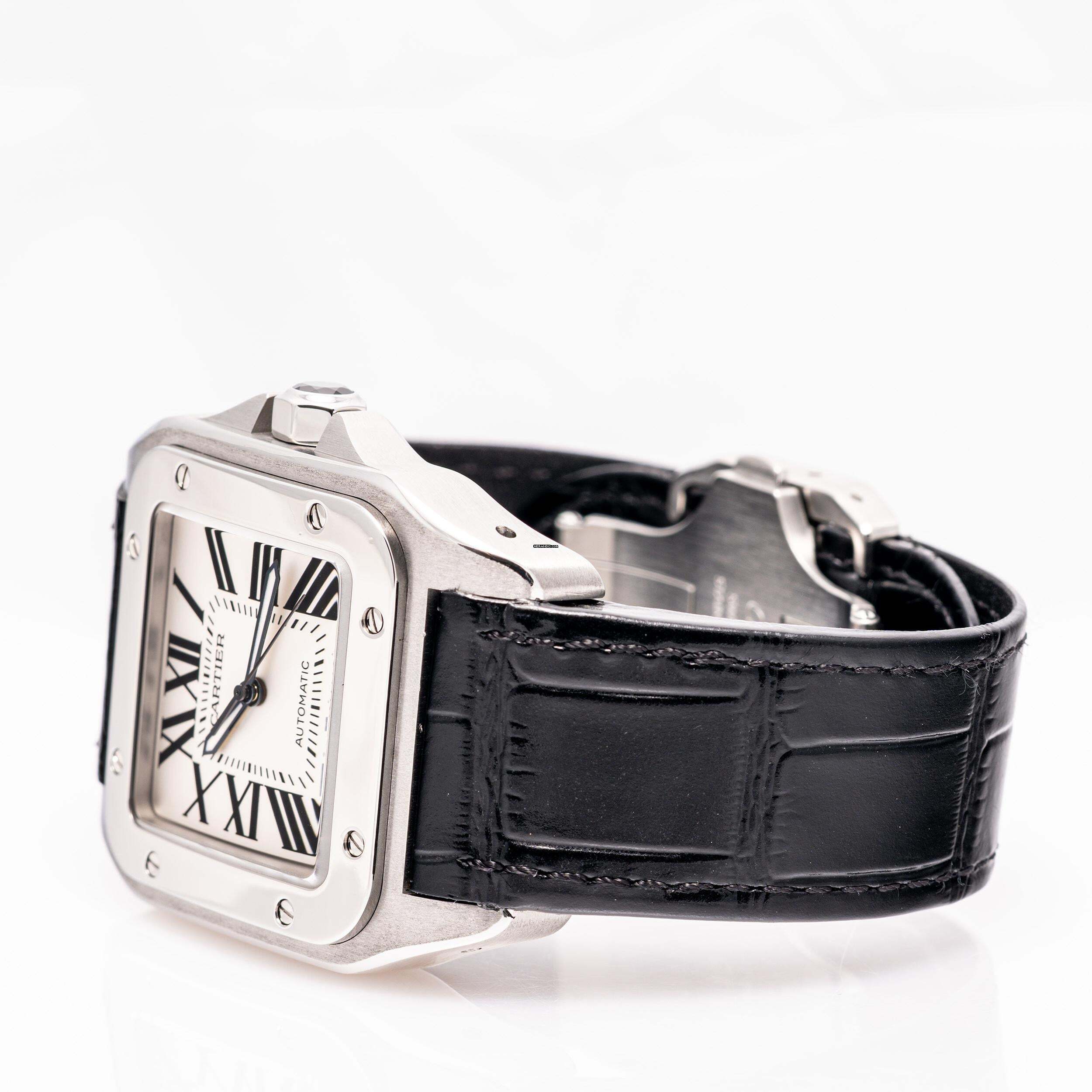 Thumbnail von Cartier Santos 100 XL White – 2656 – Good Condition – 2008 Full Set