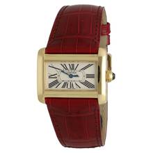 Thumbnail von Cartier Tank Divan Ref.2601 New Cartier Croco Strap
