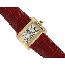 Thumbnail von Cartier Tank Divan Ref.2601 New Cartier Croco Strap