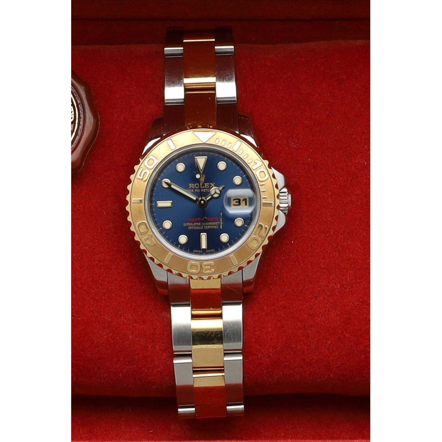 Thumbnail von Rolex Yacht-Master Lady 29mm Blue dial Ref. 169623