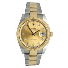 Thumbnail von Rolex Datejust 41 Champagne/Diamond Index Ref. 126333 Serviced