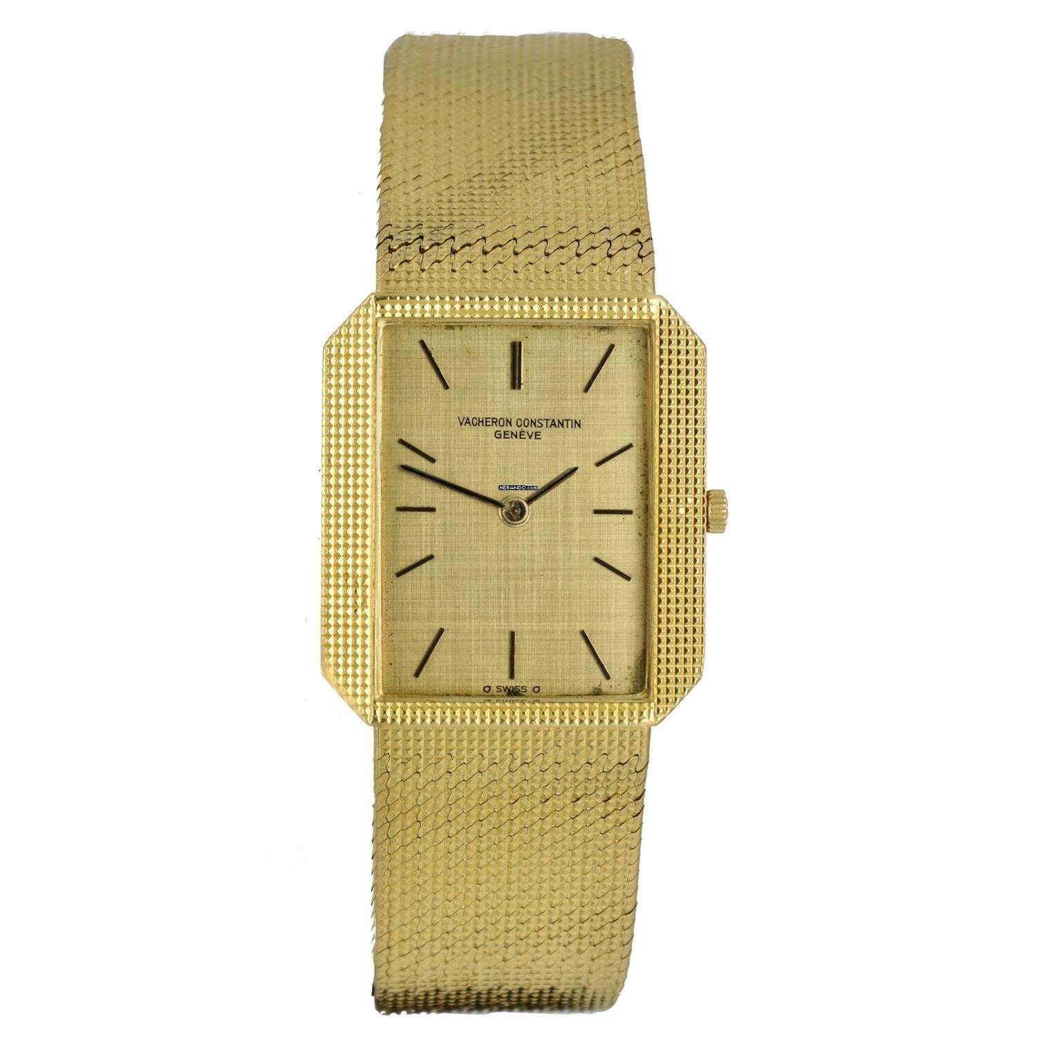  Vacheron Constantin Clous de Paris 18 K Gold Manual Winding 