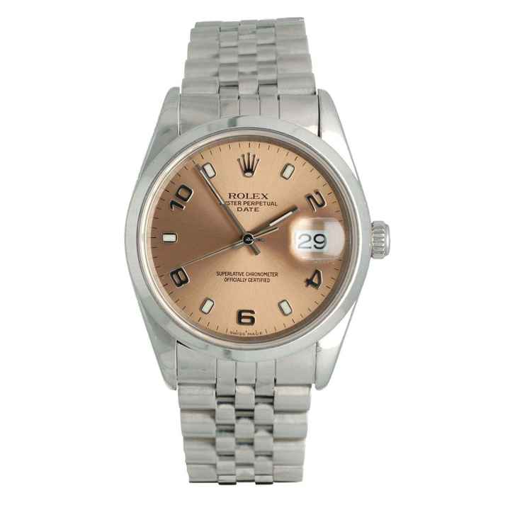  Rolex Oyster Perpetual Date Ref.15200 Pink Dial Jubilee 