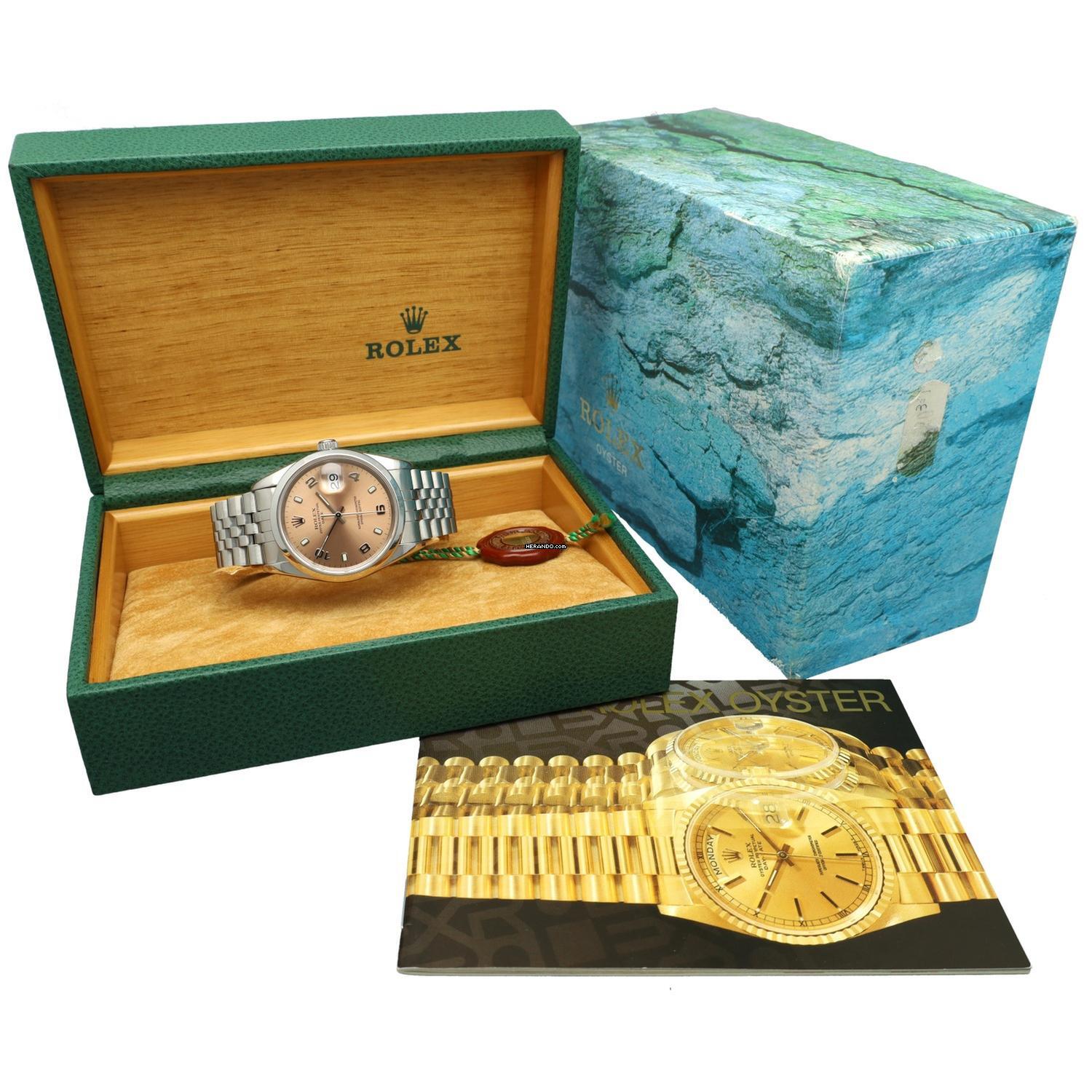 Thumbnail von Rolex Oyster Perpetual Date Ref.15200 Pink Dial Jubilee