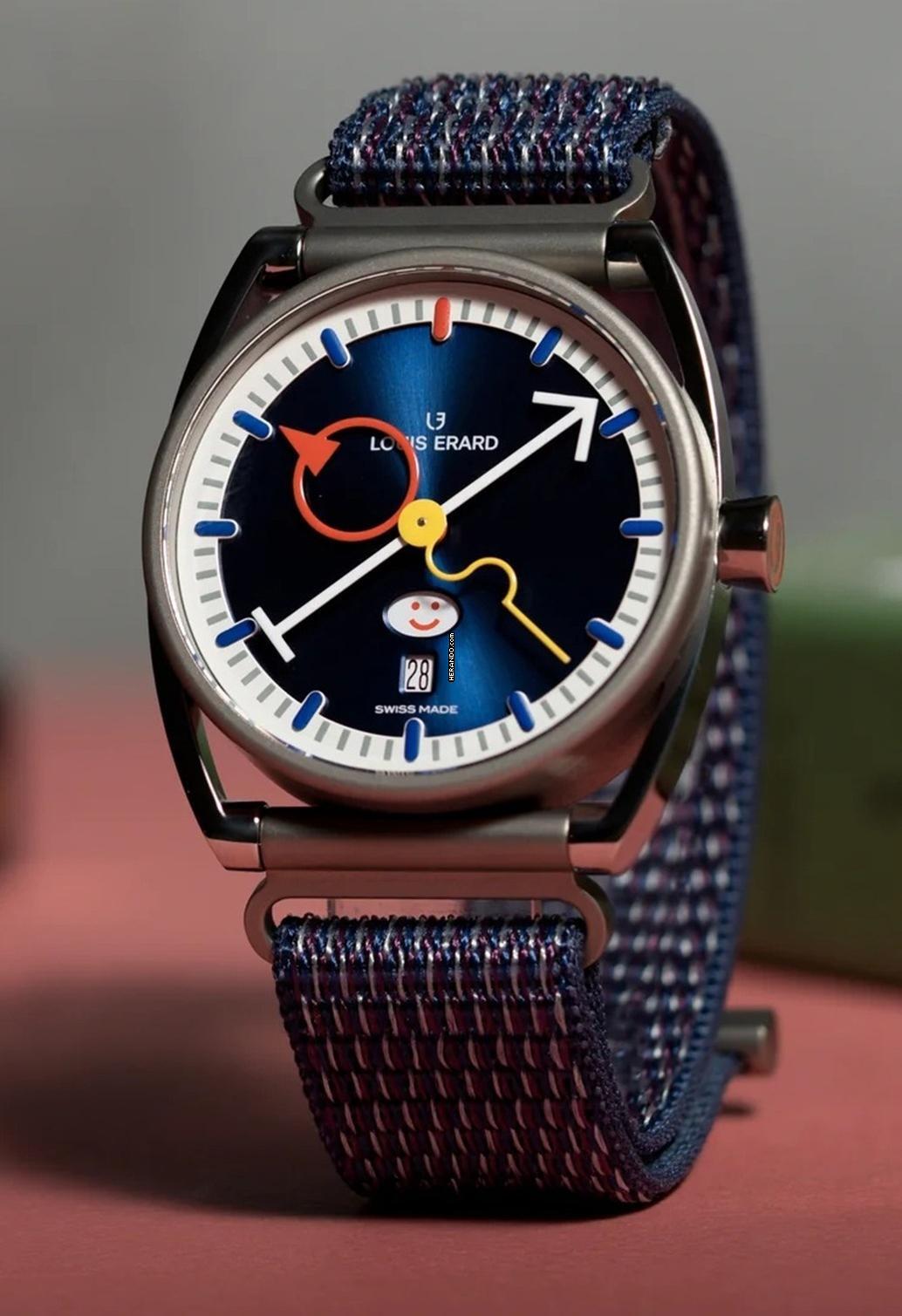  Louis Erard Alain Silberstein Smile-Day Blue 