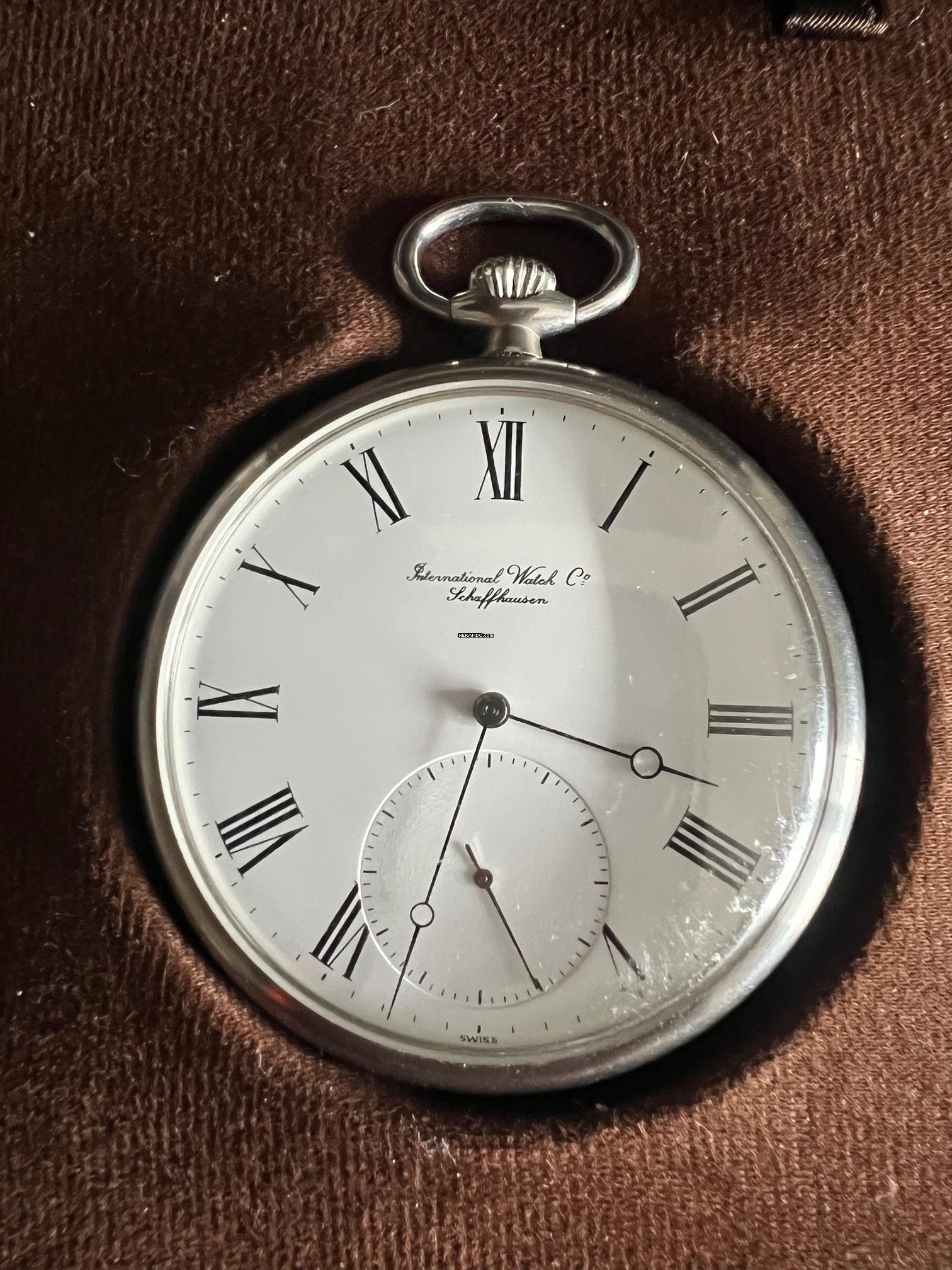 Thumbnail von IWC Pocket Watch Taschenuhr Edelstahl mit Box