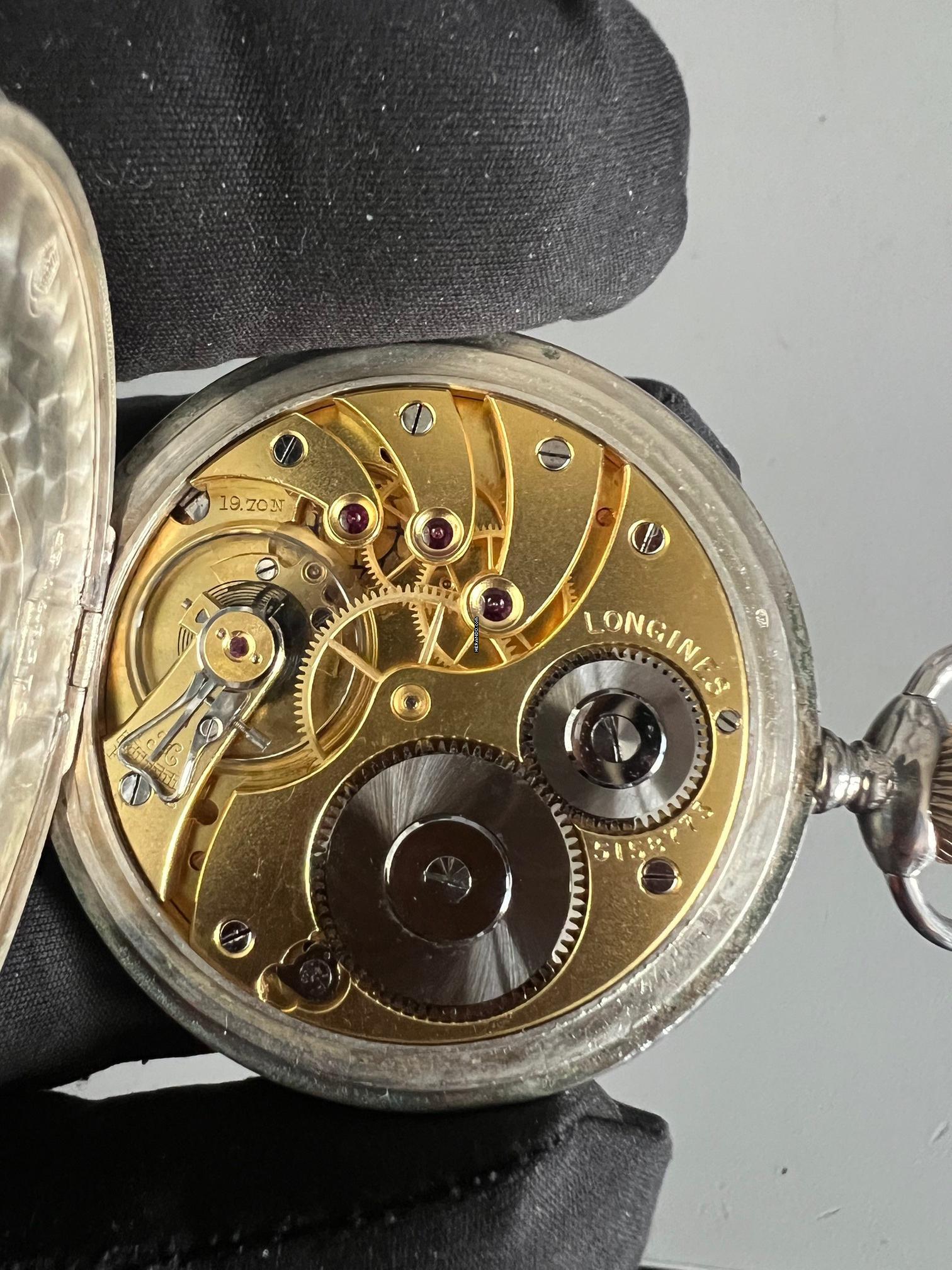 Thumbnail von Longines Grand Prix aus 800er Silber frisch überholt