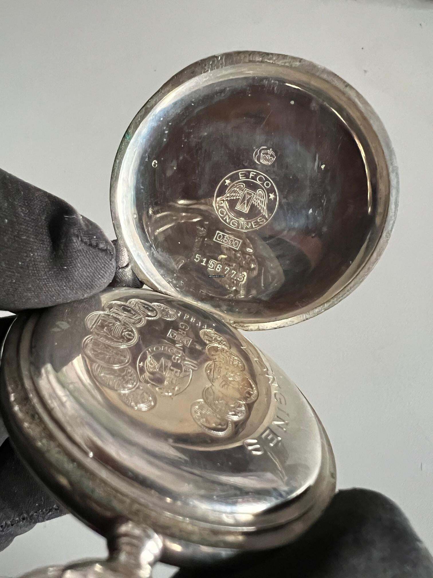 Thumbnail von Longines Grand Prix aus 800er Silber frisch überholt