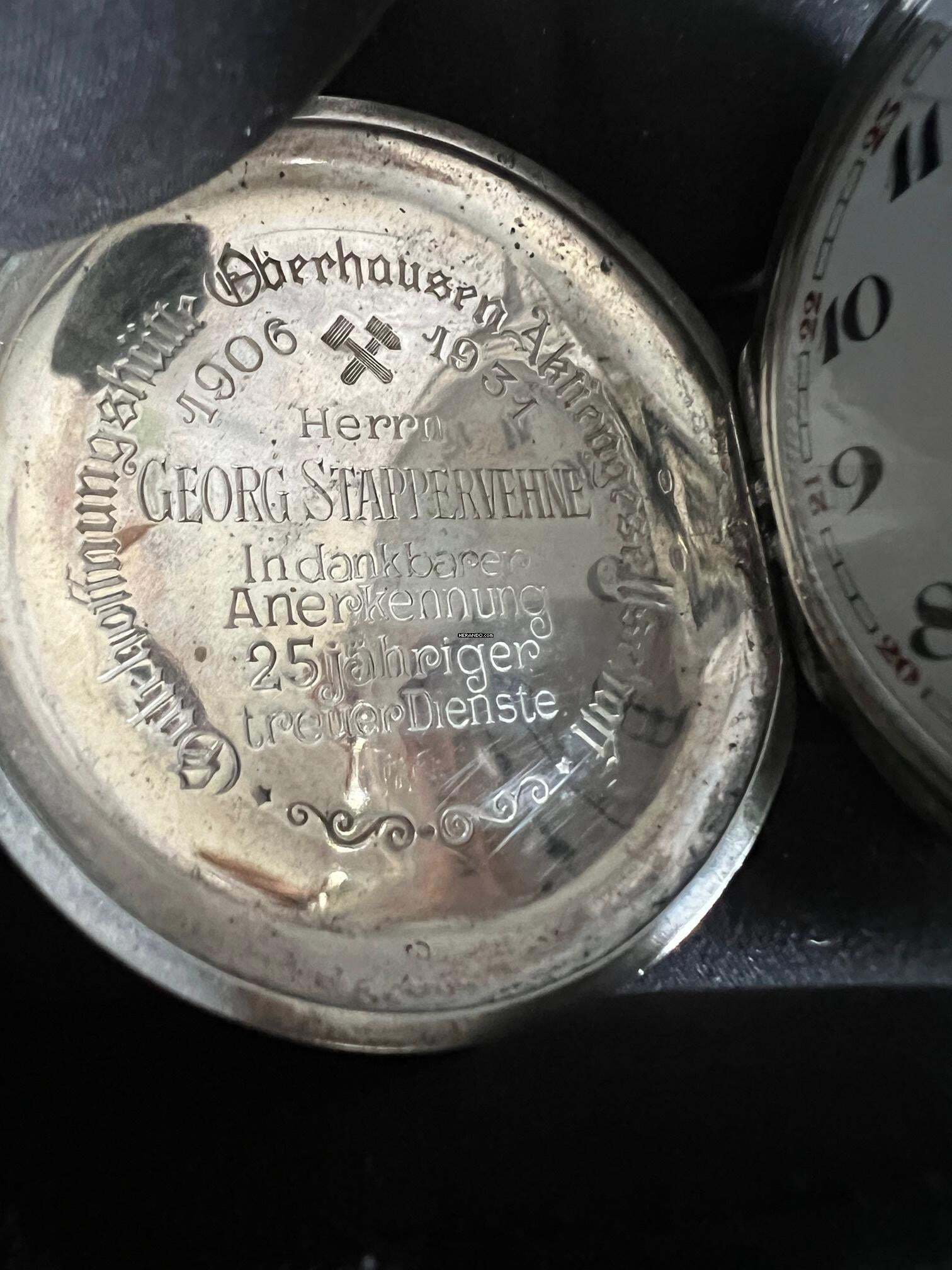 Thumbnail von Longines Grand Prix aus 800er Silber frisch überholt