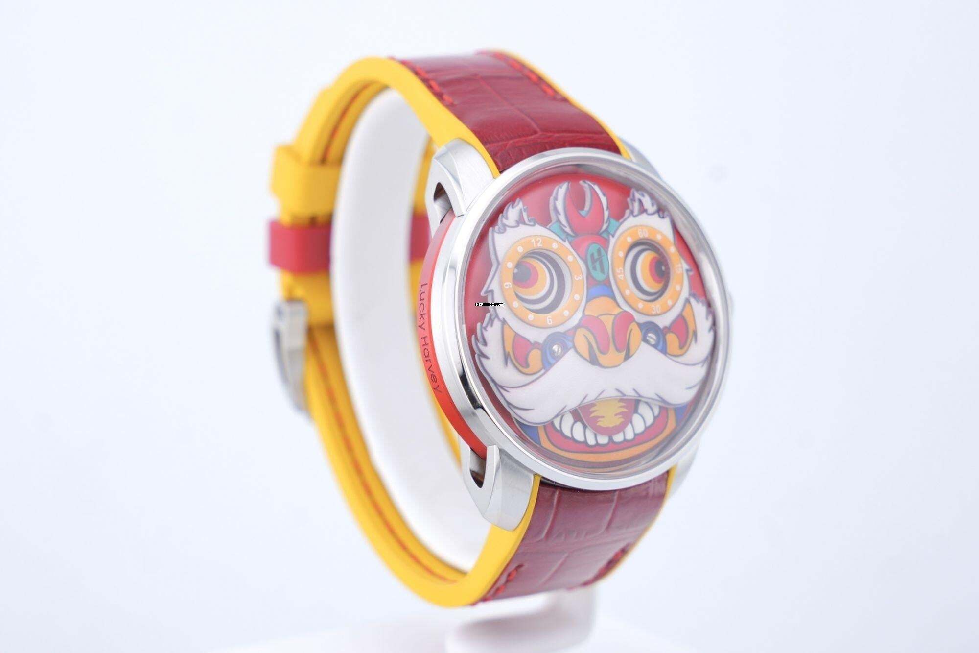 Thumbnail von Lucky Harvey Red Lion Dance Moving Eye - Unworn - Box+Papers Red Lion 2025