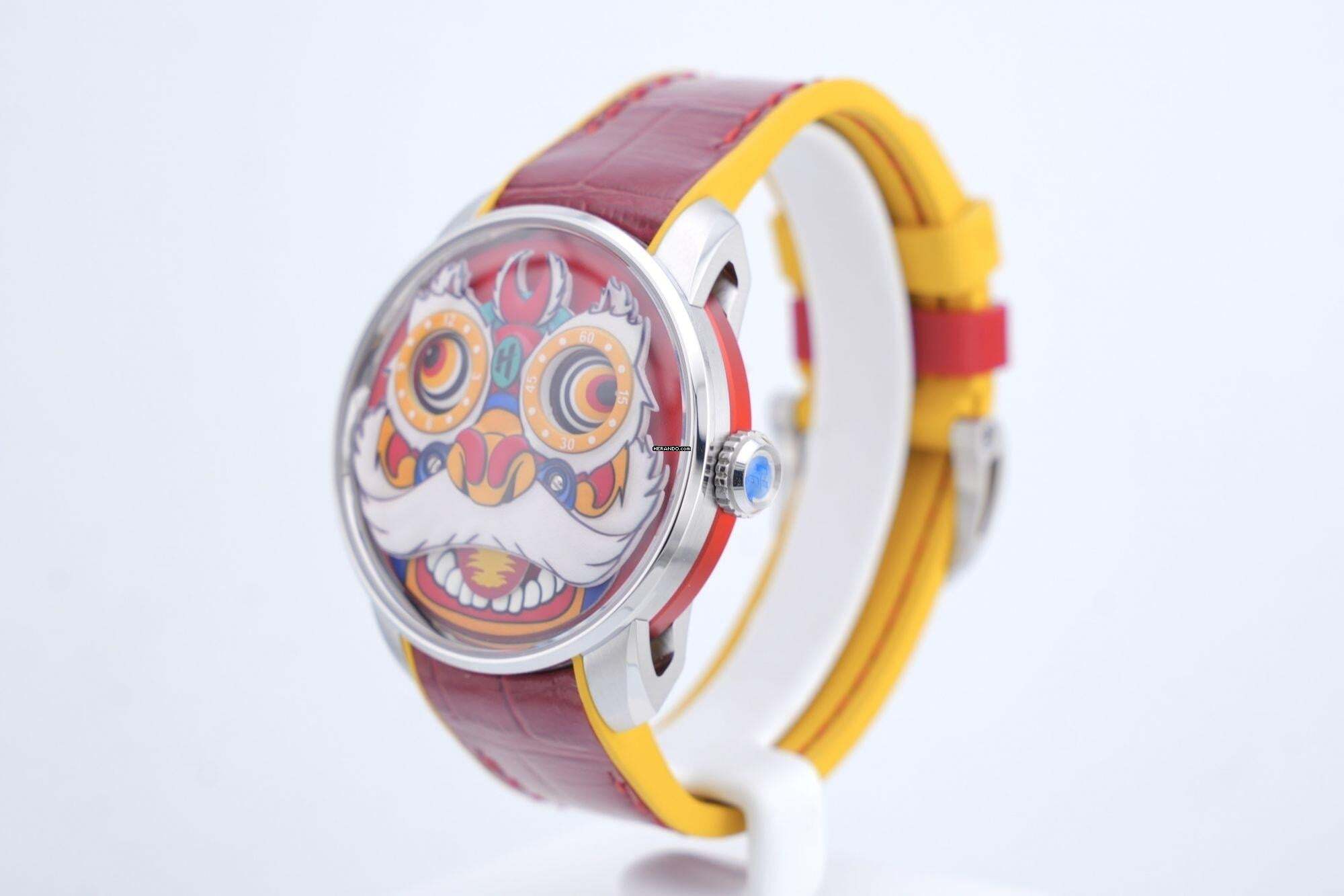 Thumbnail von Lucky Harvey Red Lion Dance Moving Eye - Unworn - Box+Papers Red Lion 2025