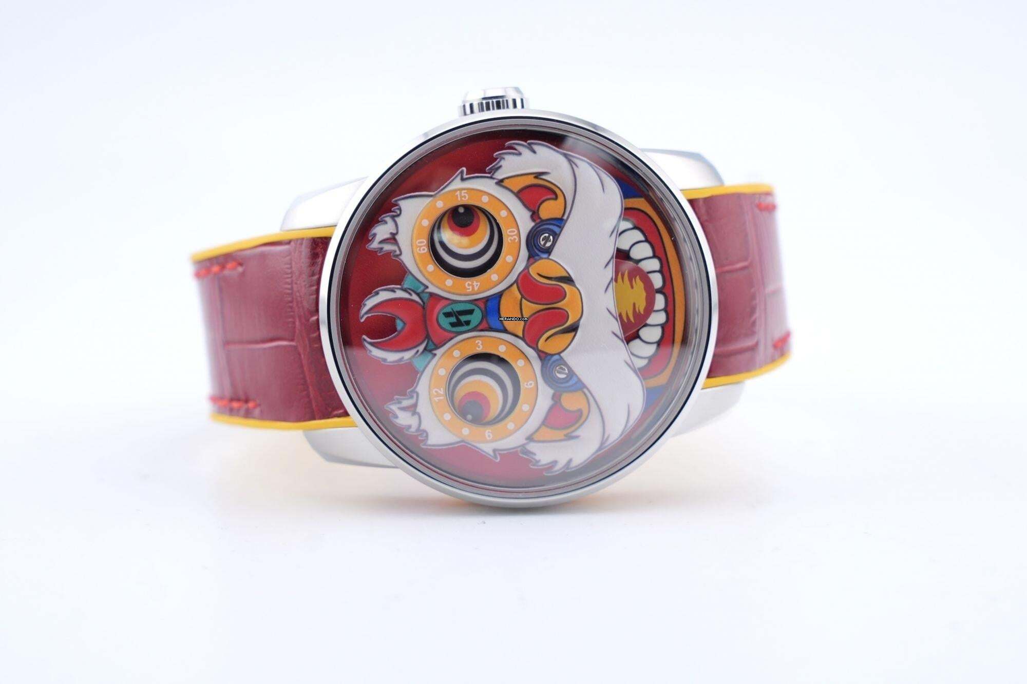 Thumbnail von Lucky Harvey Red Lion Dance Moving Eye - Unworn - Box+Papers Red Lion 2025