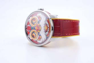 Thumbnail von Lucky Harvey Red Lion Dance Moving Eye - ungetragen - Box+Papiere Red Lion 2025