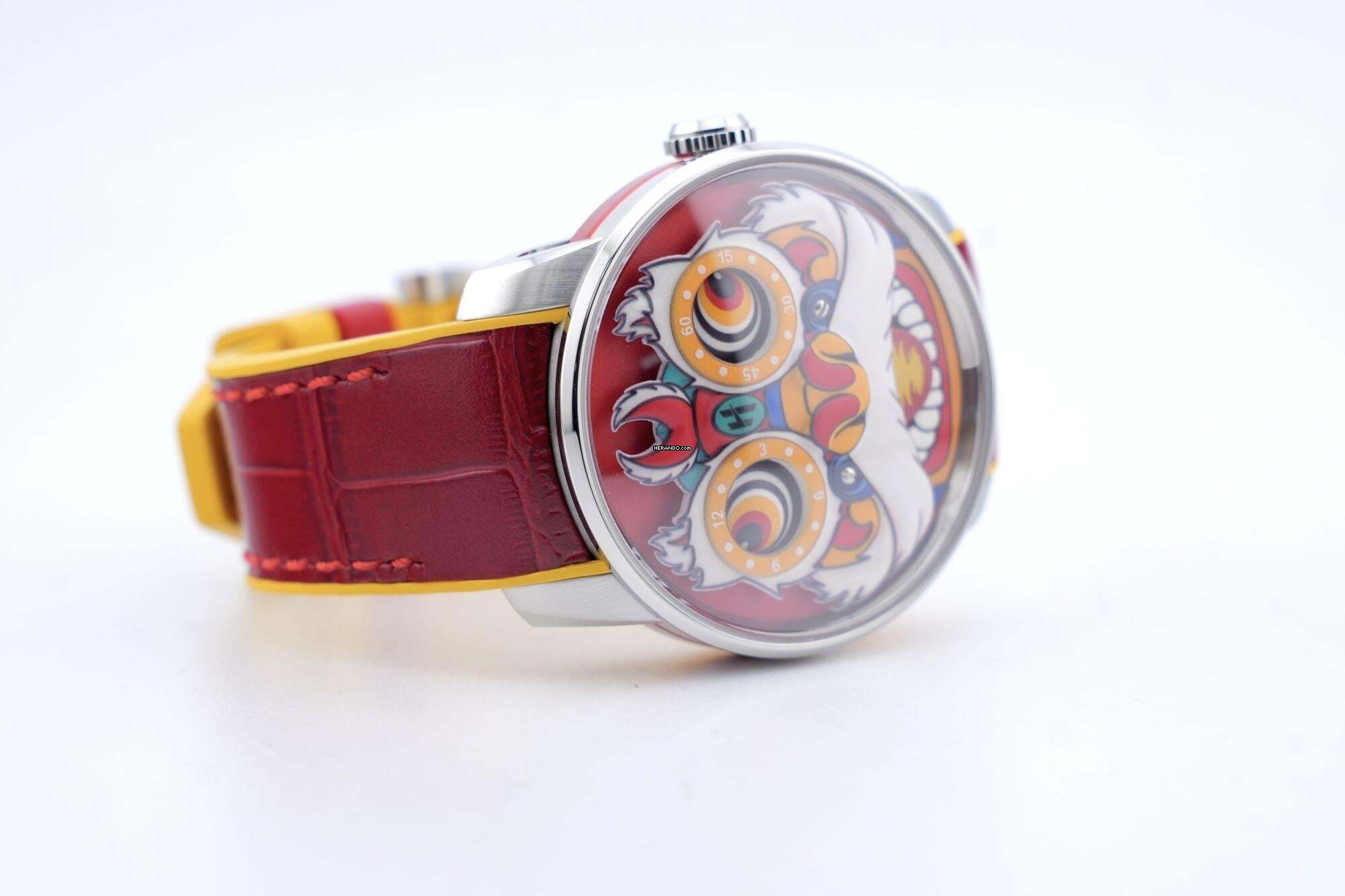 Thumbnail von Lucky Harvey Red Lion Dance Moving Eye - Unworn - Box+Papers Red Lion 2025