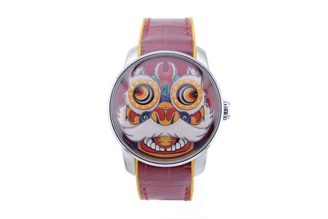 Lucky Harvey Red Lion Dance Moving Eye - ungetragen - Box+Papiere Red Lion 2025