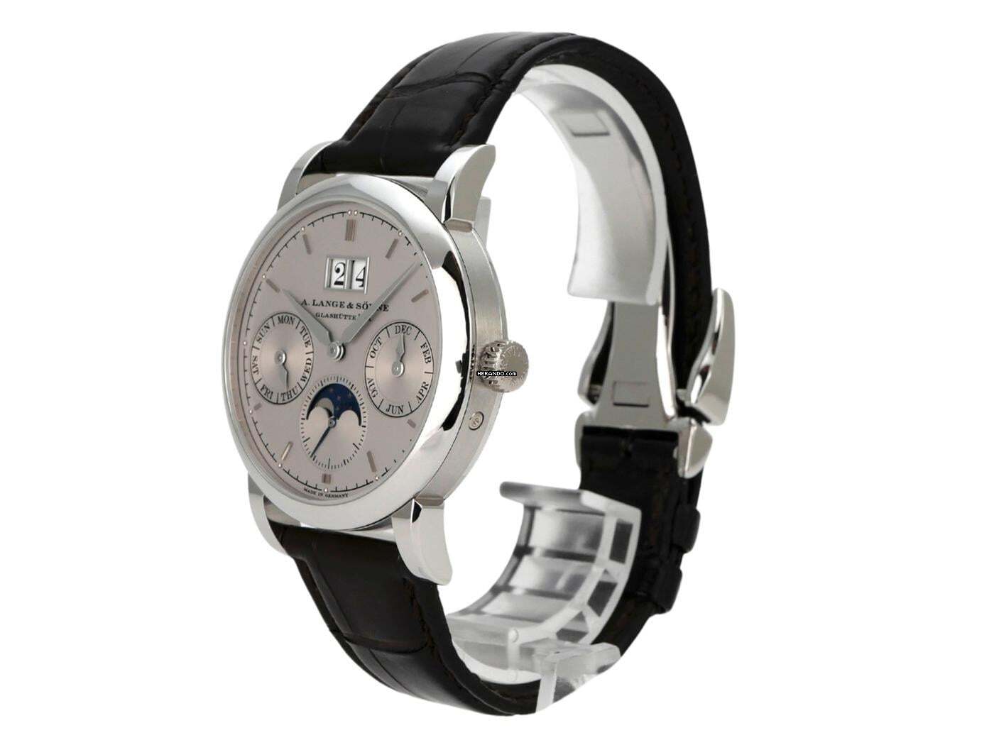  A. Lange & Söhne Saxonia Jahreskalender Platin Ref. 330.025 