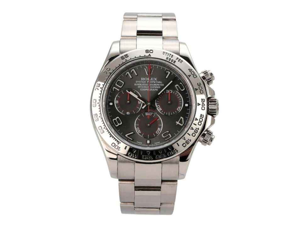  Rolex Daytona Cosmograph Daytona Weißgold 116509 Grau 
