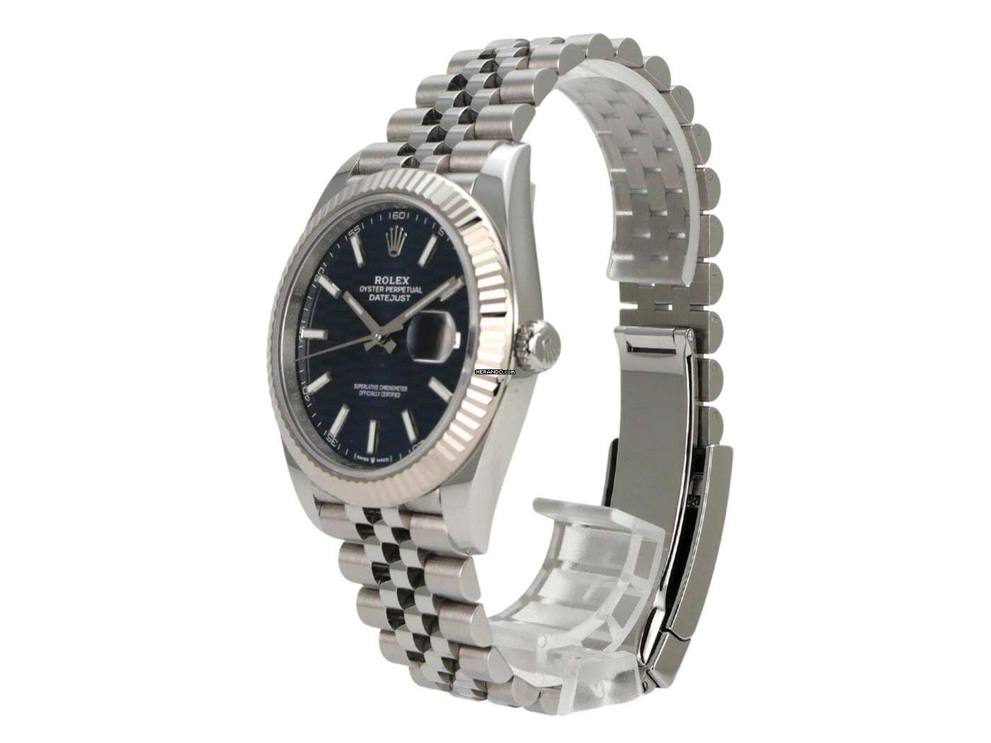 Thumbnail von Rolex Datejust 41 Ref. 126334 Edelstahl / Weißgold Blau Jubile-Band