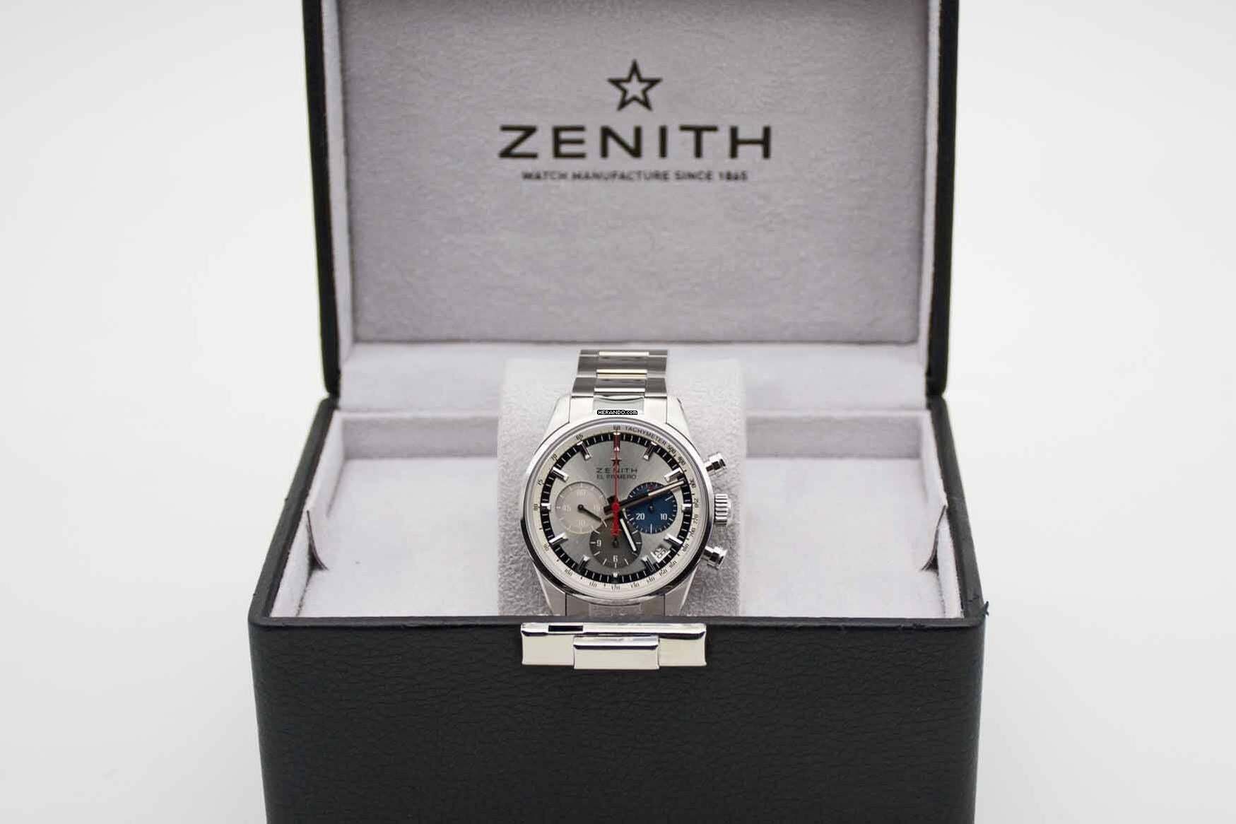 Thumbnail von Zenith El Primero Chronomaster Original 1969 perfektes Fullset mit Erstkaufrechnung aus 2021
