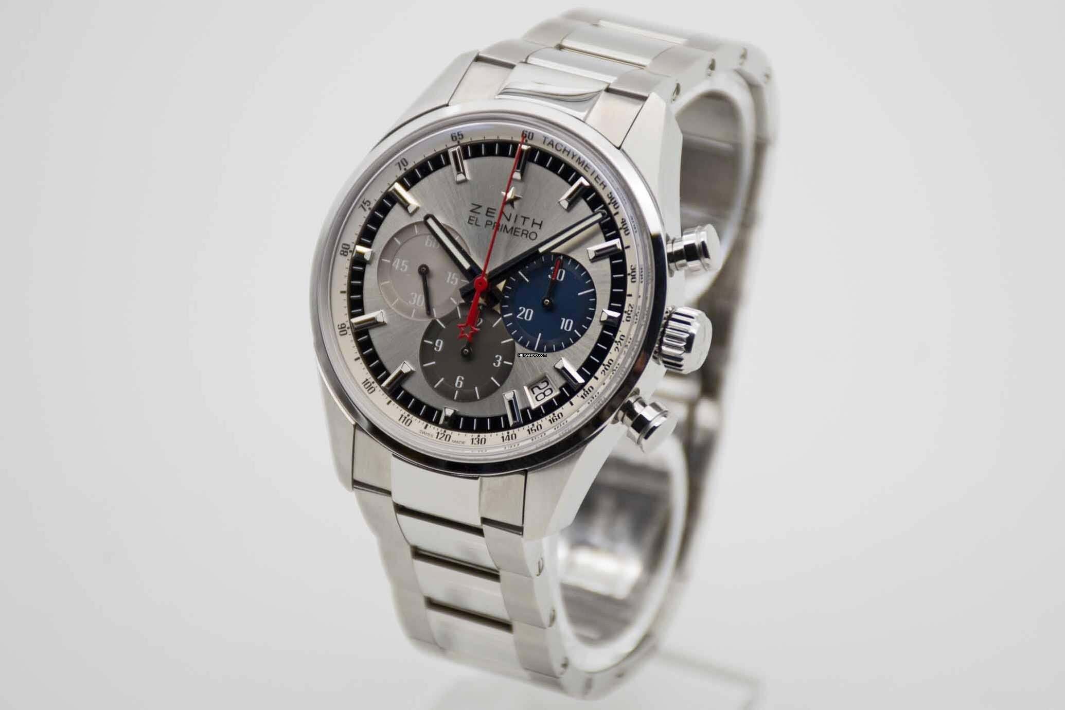 Thumbnail von Zenith El Primero Chronomaster Original 1969 perfektes Fullset mit Erstkaufrechnung aus 2021