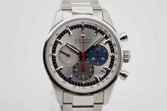 Thumbnail von Zenith El Primero Chronomaster Original 1969 perfektes Fullset Erstkaufrechnung und Lederband aus 2021