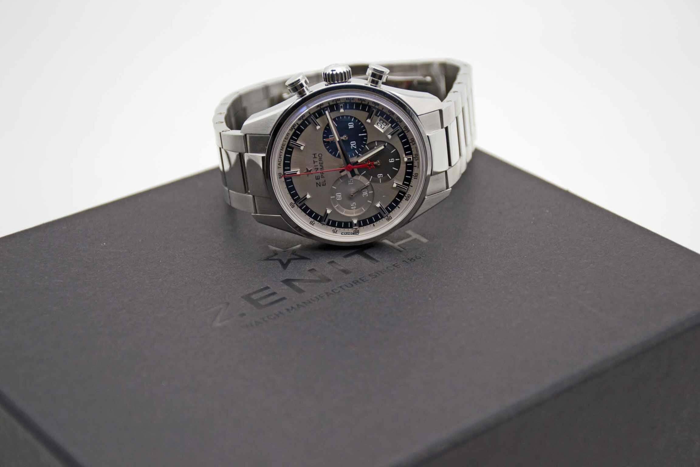 Thumbnail von Zenith El Primero Chronomaster Original 1969 perfektes Fullset mit Erstkaufrechnung aus 2021