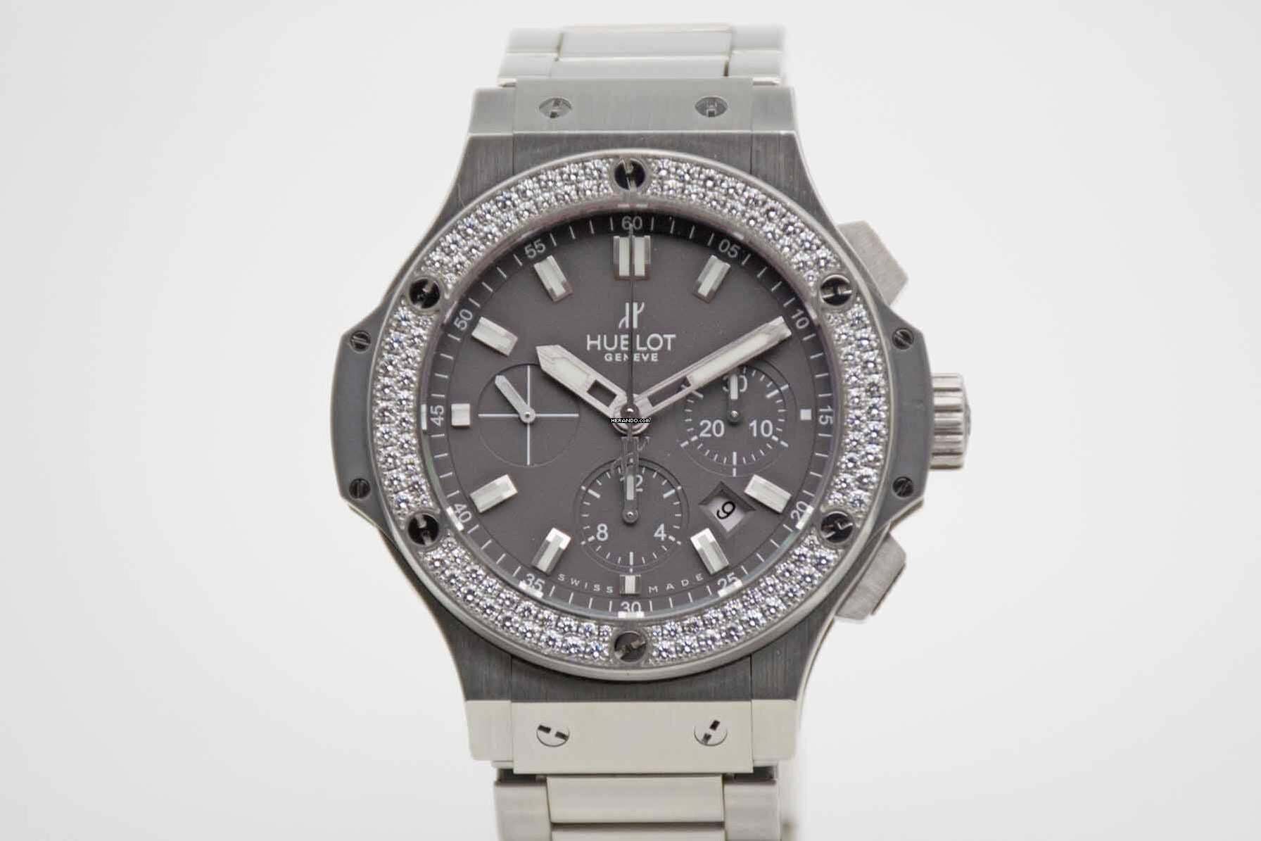  Hublot Big Bang 44 mm Evolution Earl Grey 44mm Factory Diamond perfektes 301.ST.5020 Fullset deutsche Auslieferung 