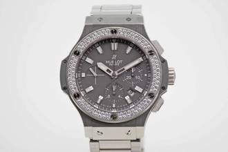 Thumbnail von Hublot Big Bang 44 mm Evolution Earl Grey 44mm Factory Diamond perfektes 301.ST.5020 Fullset deutsche Auslieferung